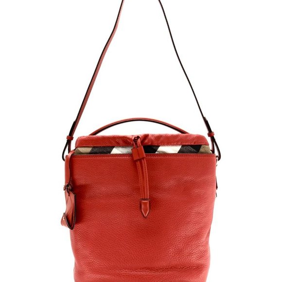 NWT BURBERRY MEDIUM ASHBY LEATHER HOBO BAG - Picture 7 of 12